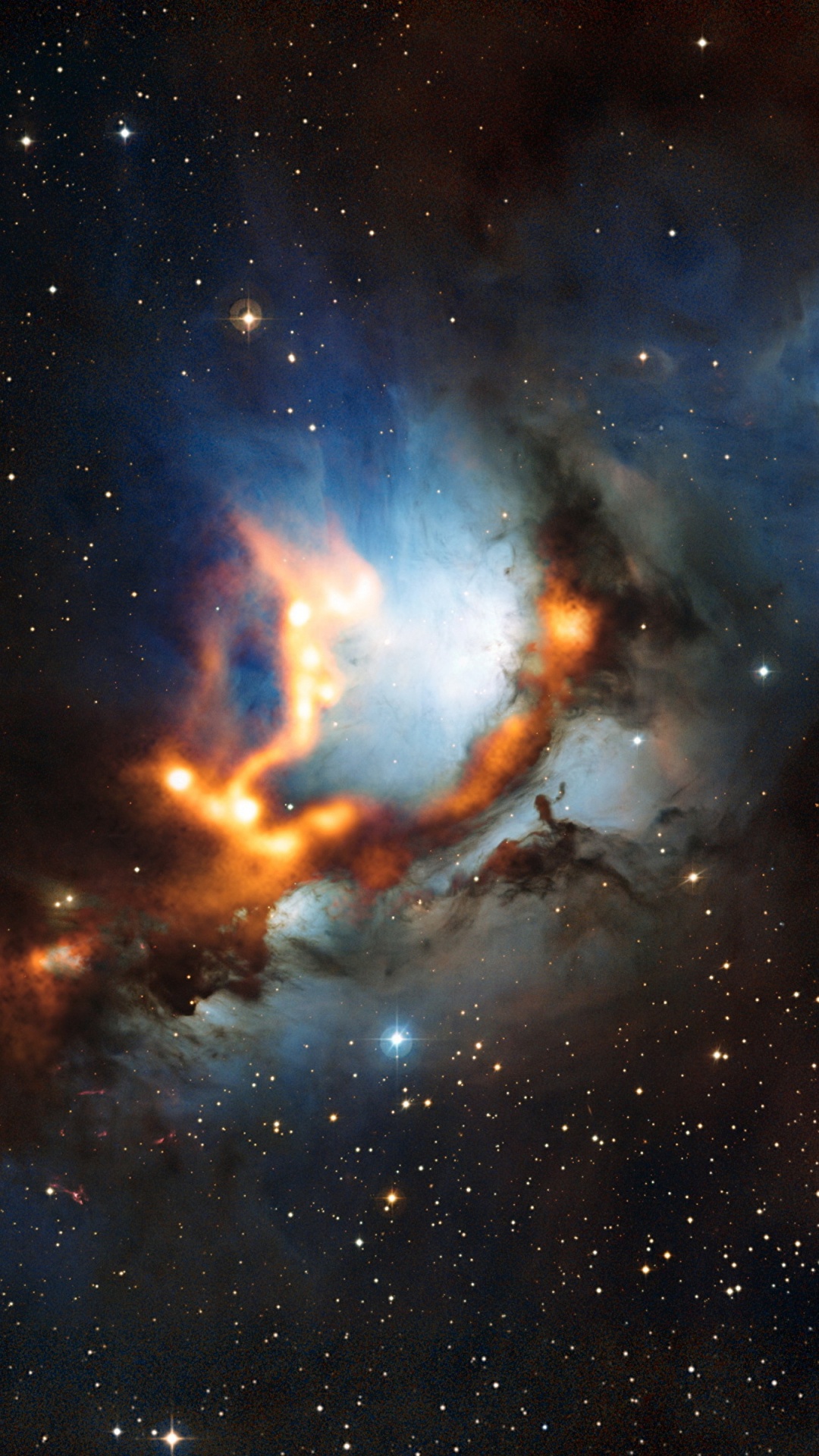 Обои Созвездие, Орион, звезда, туманность, Туманность Ориона в разрешении 1080x1920