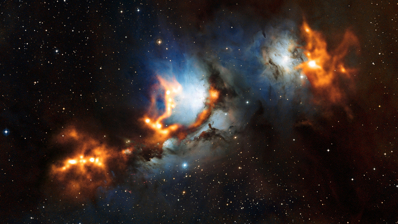 Обои Созвездие, Орион, звезда, туманность, Туманность Ориона в разрешении 1280x720