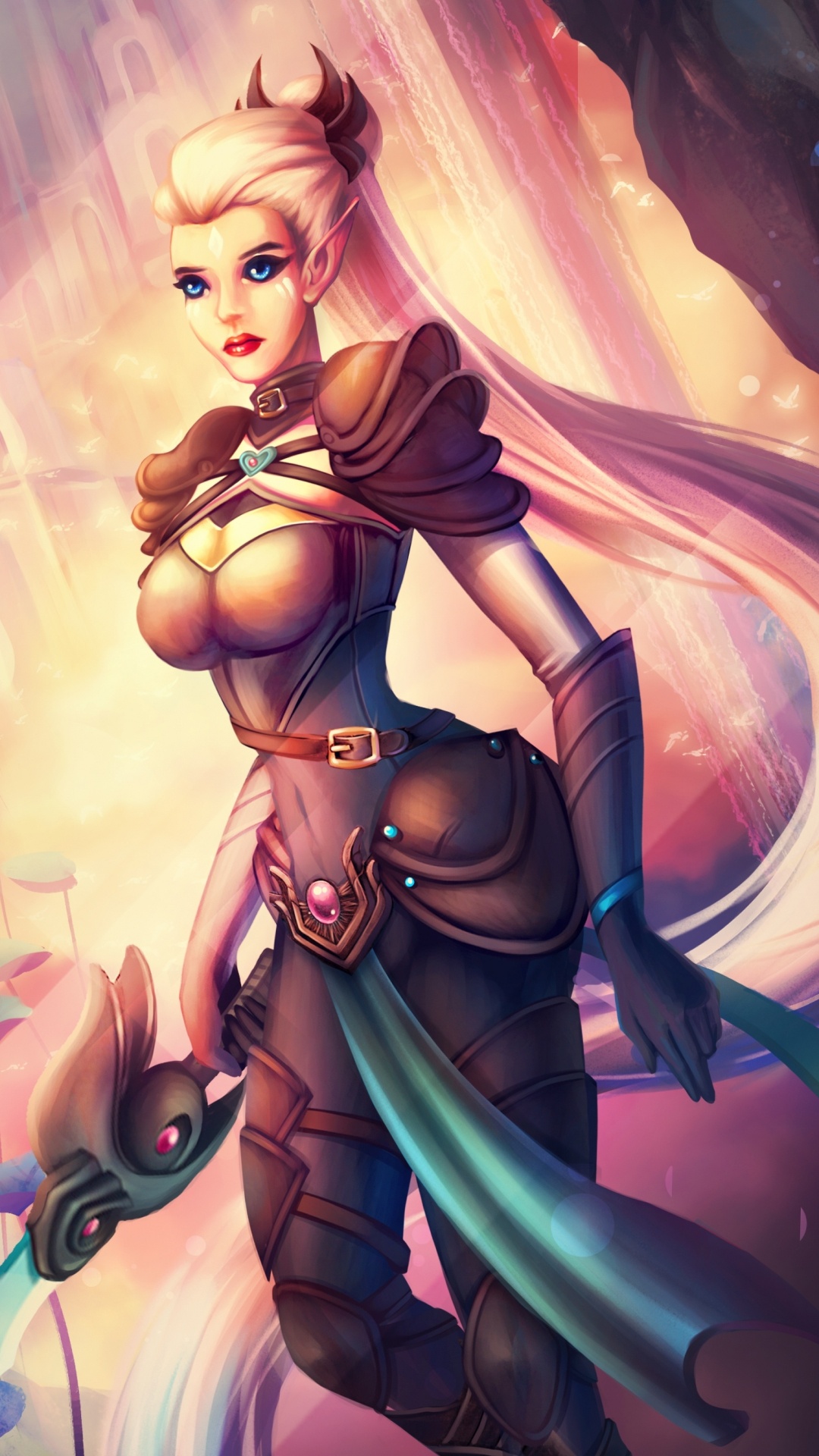 Обои аниме, арт, иллюстрация, приключенческая игра, мифология в разрешении 1080x1920