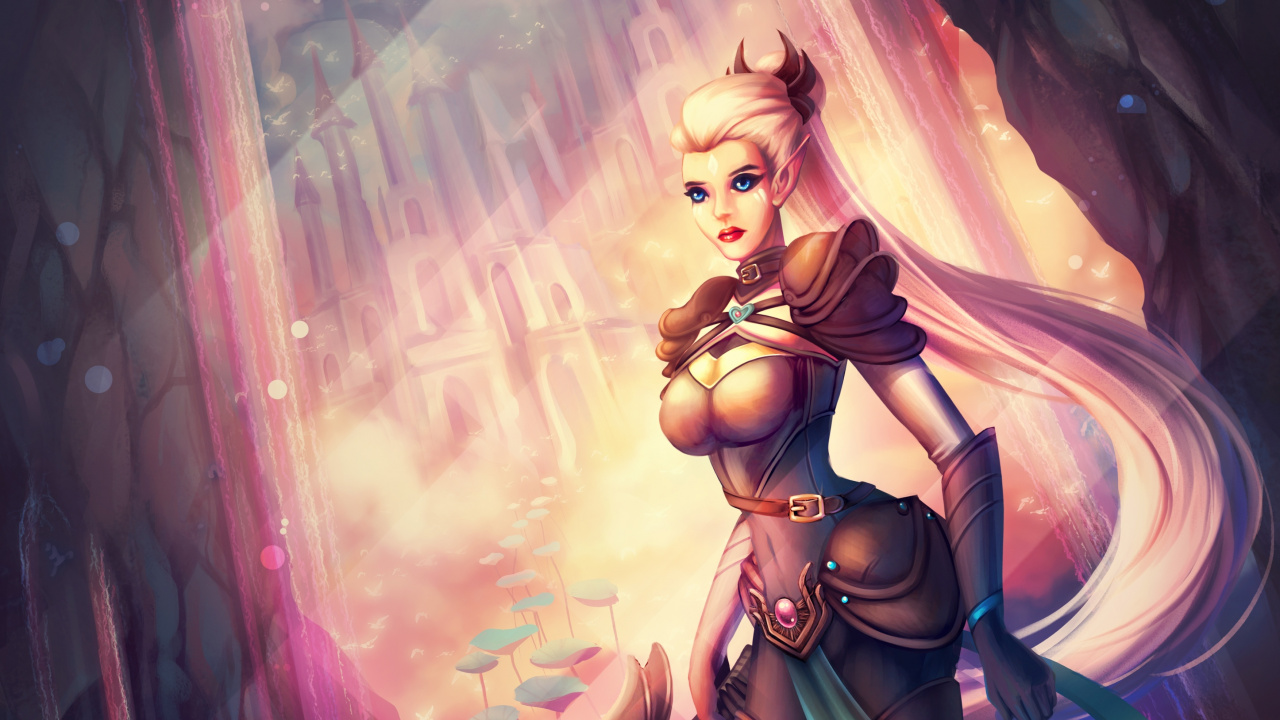 Обои аниме, арт, иллюстрация, приключенческая игра, мифология в разрешении 1280x720