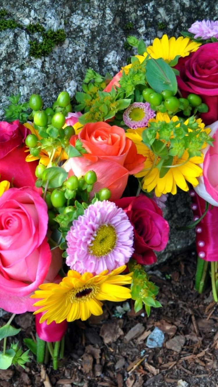 Обои флористика, срезанные цветы, флористики, растение, цветочный дизайн в разрешении 750x1334