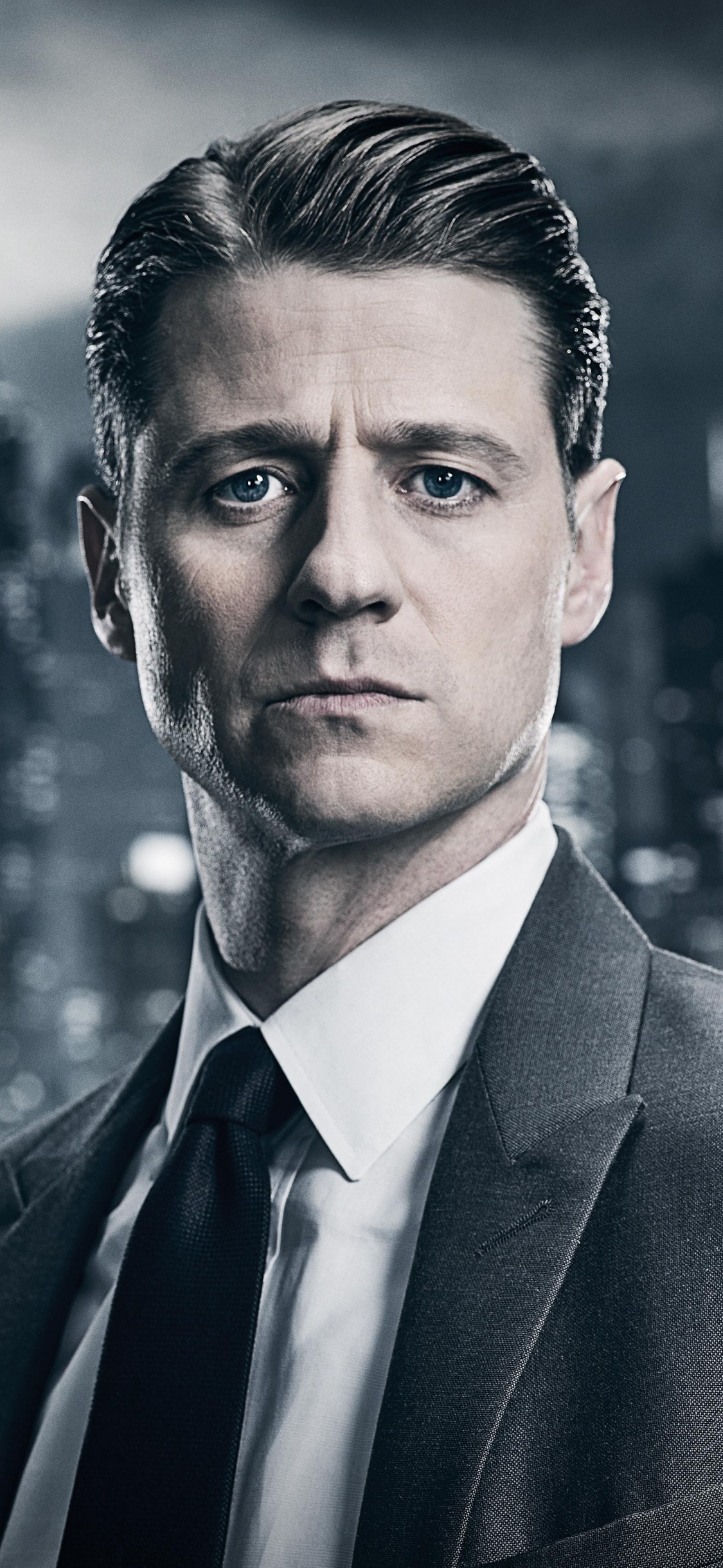 Обои Бен Маккензи, Готэма, комиссар Гордон, Джеймс Гордон, Харви Буллок в разрешении 1125x2436