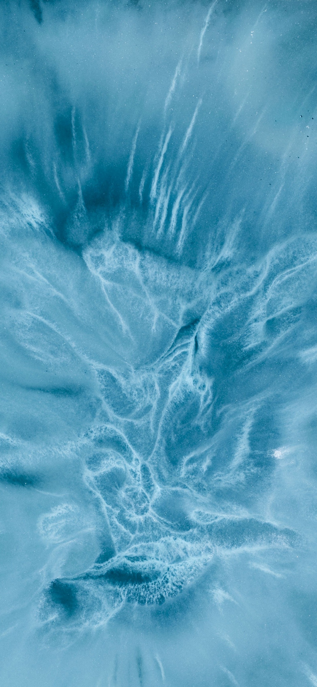 Обои акриловая краска, синий, Аква, вода, бирюза в разрешении 1242x2688