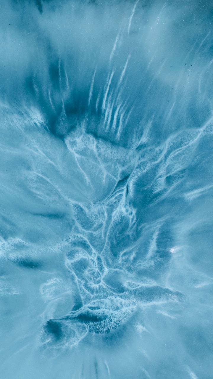 Обои акриловая краска, синий, Аква, вода, бирюза в разрешении 720x1280