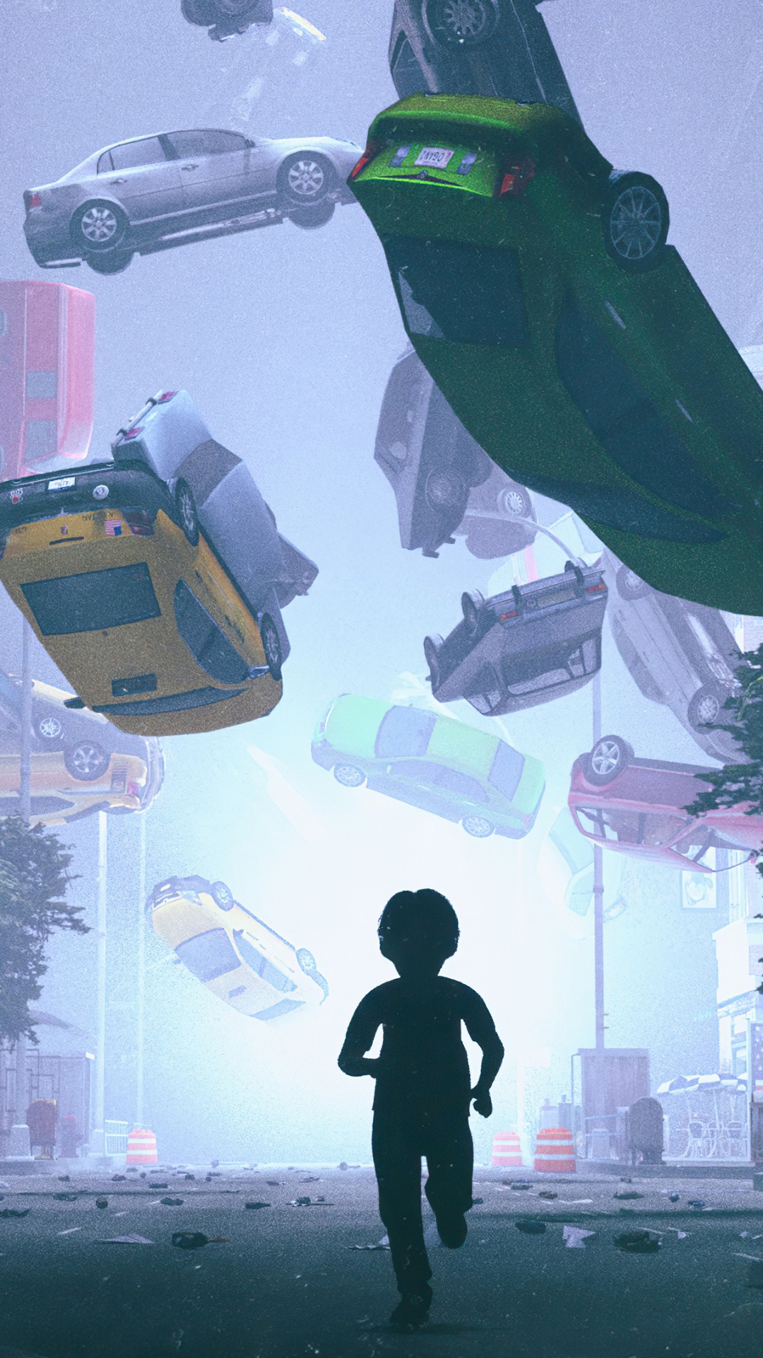 Обои метрополия, мондомен, артист, мир, свет в разрешении 1080x1920