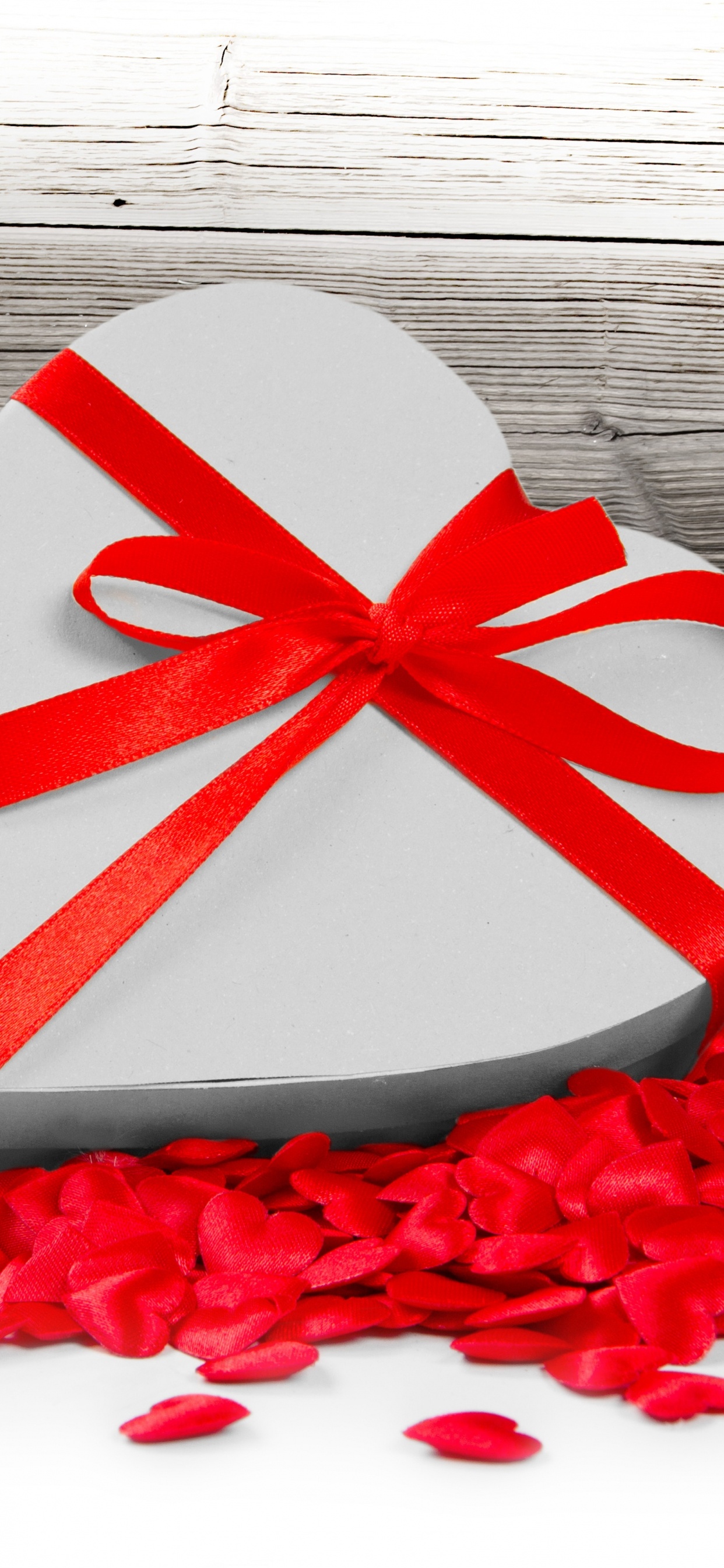 Обои День Святого Валентина, сердце, красный цвет, любовь, цветок в разрешении 1242x2688