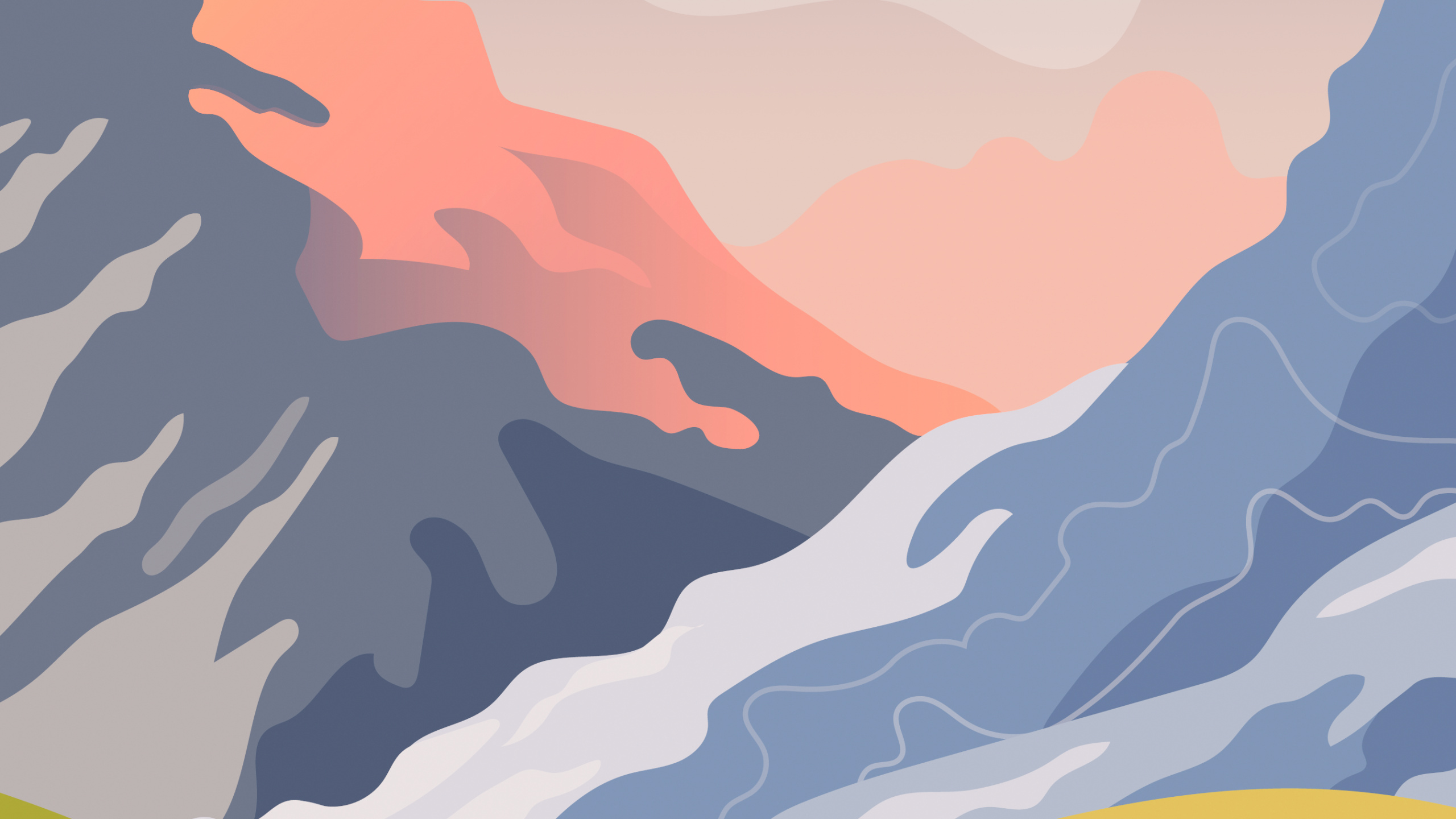 Обои арт, живопись, холст, постер, пейзажная живопись в разрешении 2560x1440