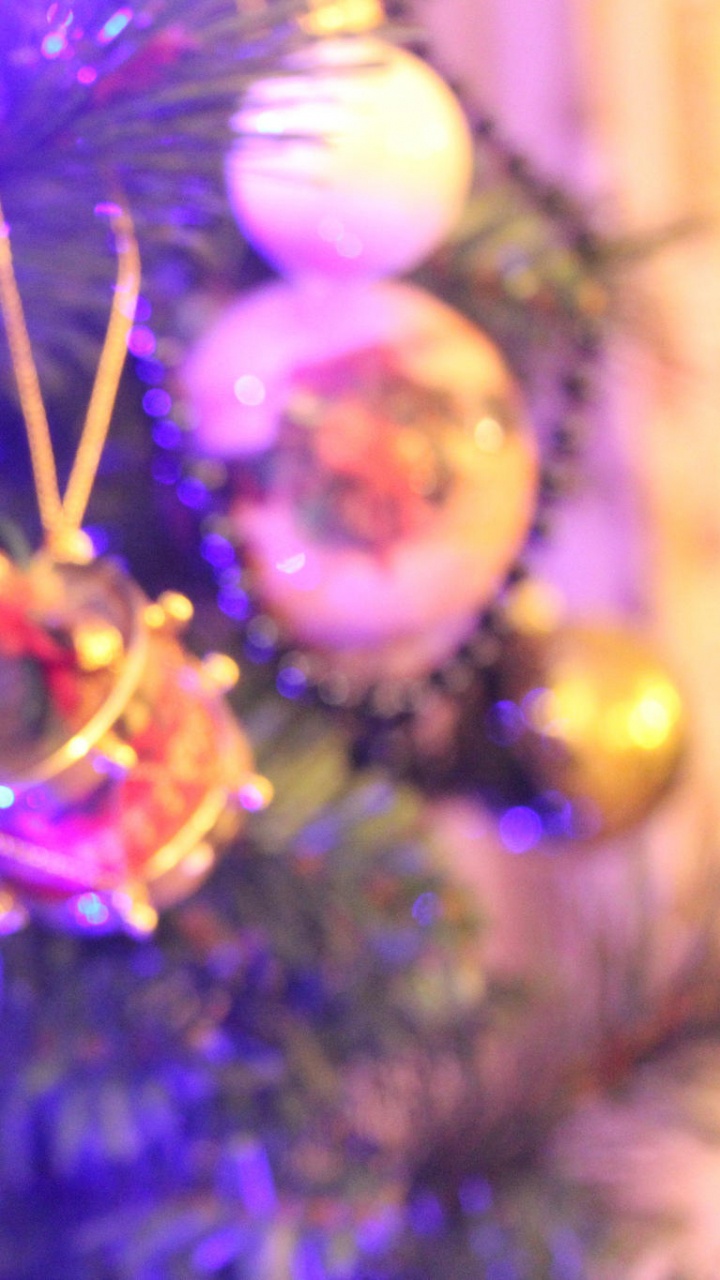 Обои елка, пурпур, Рождество, Рождественские украшения, Фиолетовый в разрешении 720x1280
