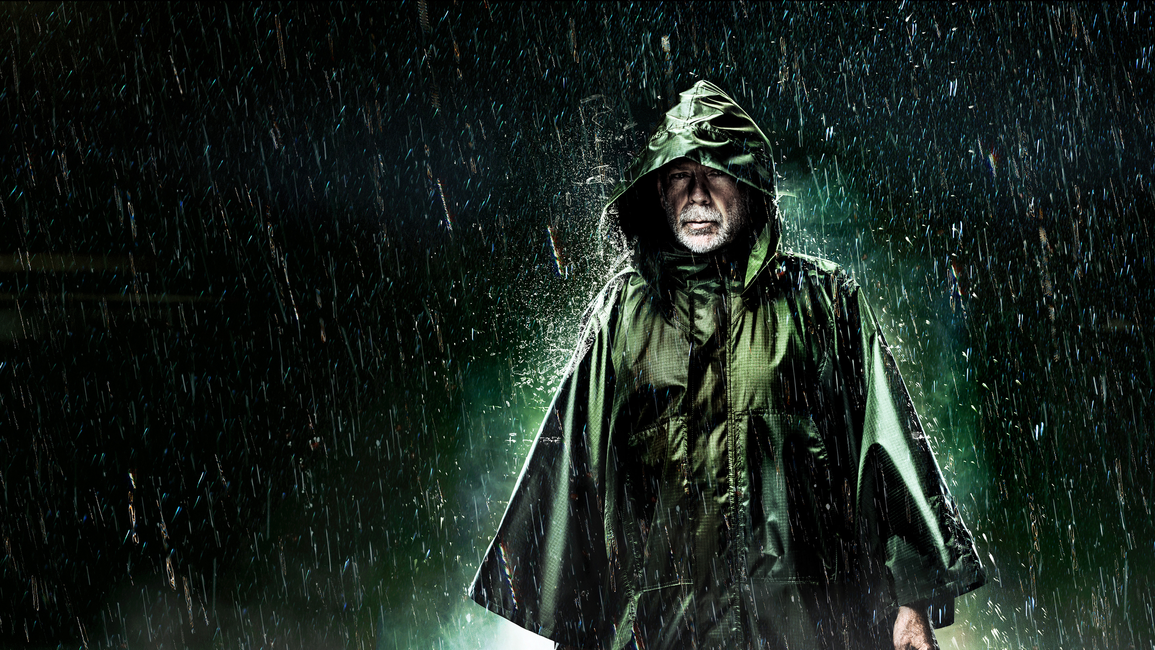 Обои зеленый, верхняя одежда, Дэвид Данн, фильм, М Найт Шьямалан в разрешении 3840x2160