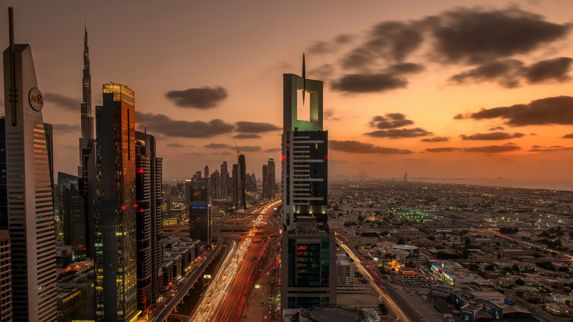 Обои небоскреб, городской пейзаж, городской район, метрополия, город в разрешении 1920x1080