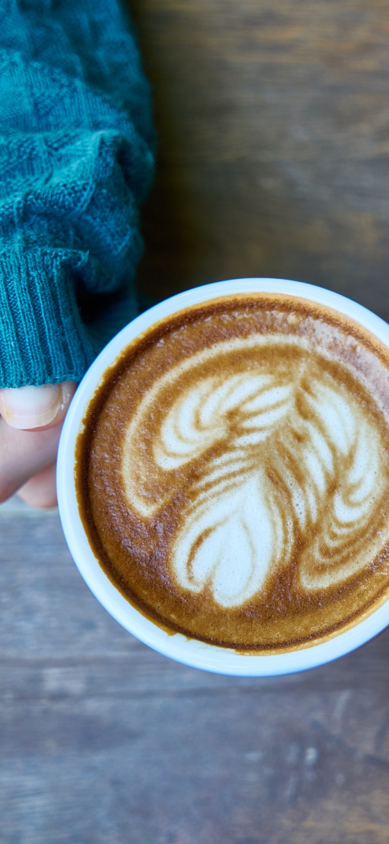 Обои капучино, кофе эспрессо, кофе, латте, кофейное зерно в разрешении 1242x2688