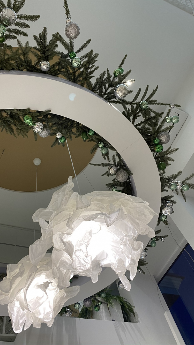 Обои цветочный дизайн, дизайн интерьера, Рождественские украшения, орнамент, круг в разрешении 750x1334