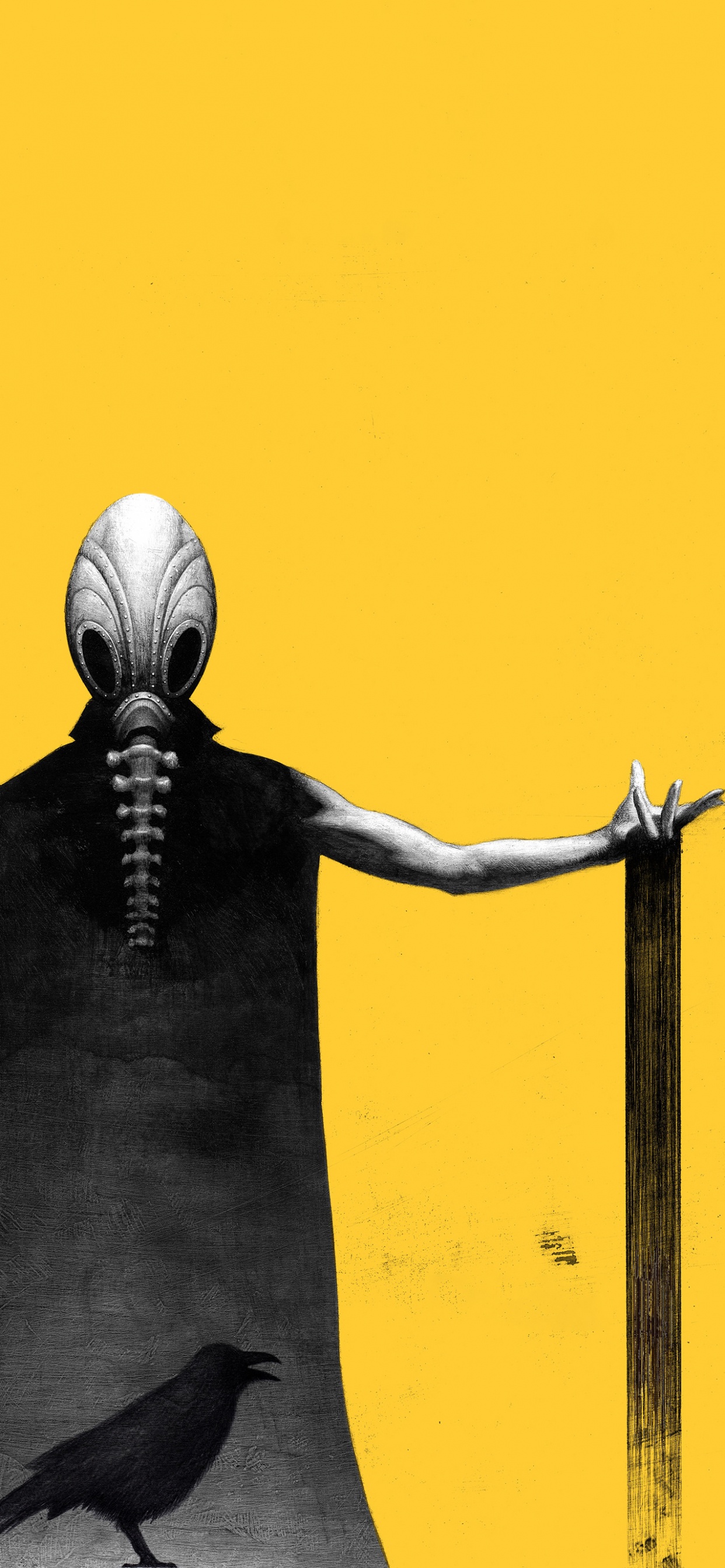 Обои иллюстрация, дрема, живопись, визуальное искусство, На Behance в разрешении 1242x2688