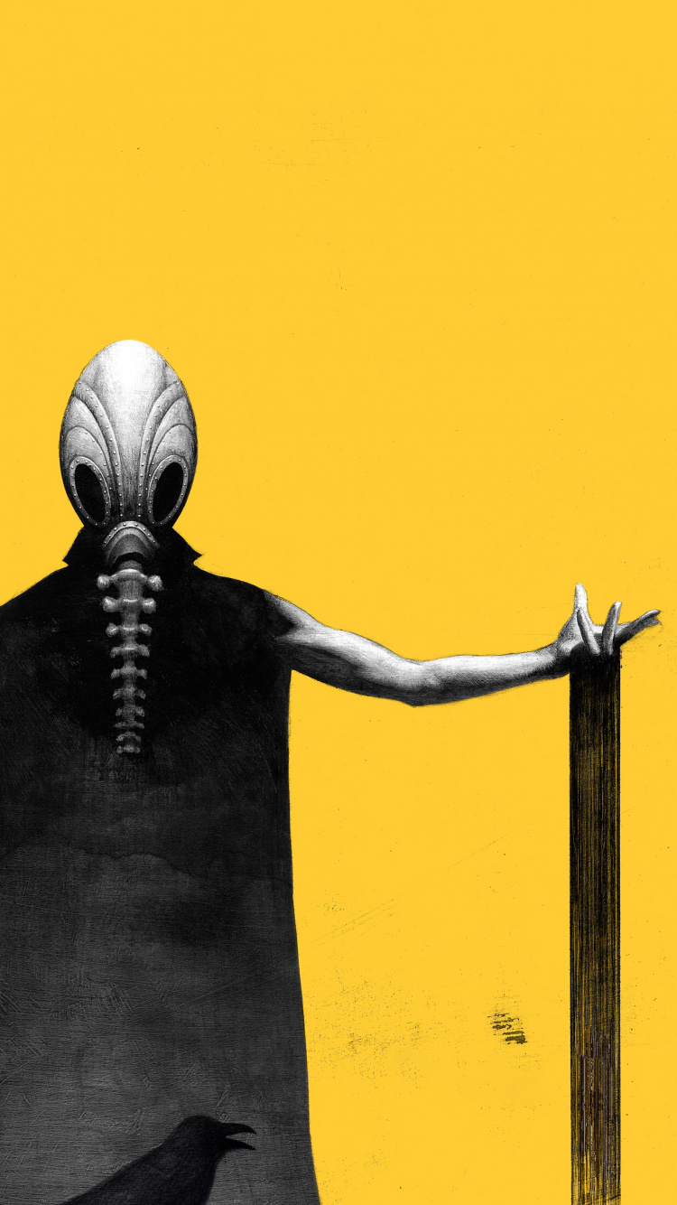 Обои иллюстрация, дрема, живопись, визуальное искусство, На Behance в разрешении 750x1334