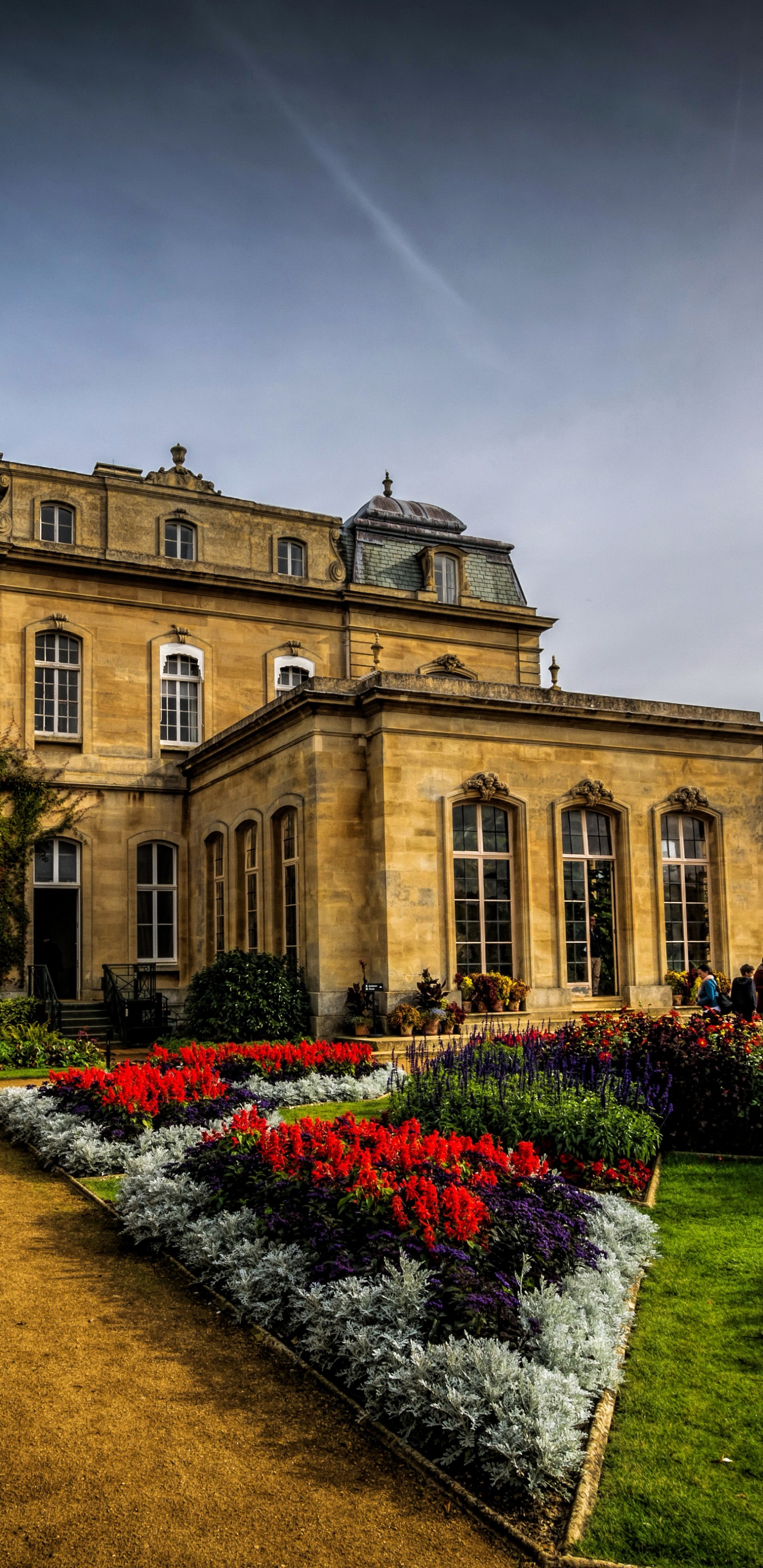 Обои сад, забор, здание, свойство, Хаус в разрешении 1440x2960