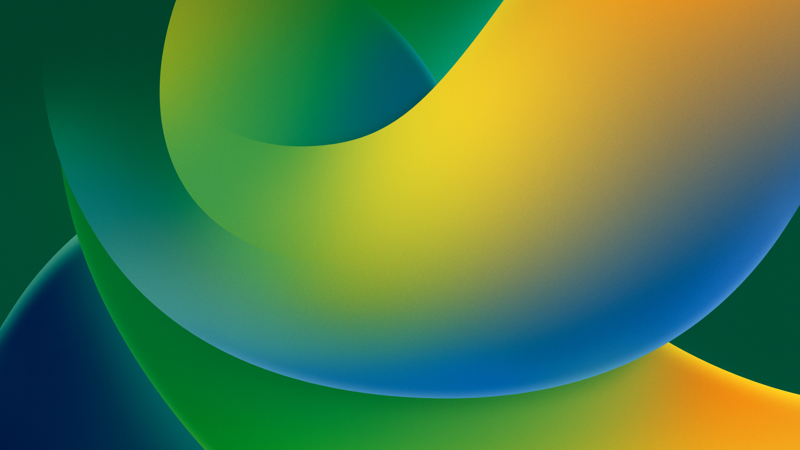 Обои атмосфера, яблоко, ios, лазурный, Аква в разрешении 2560x1440