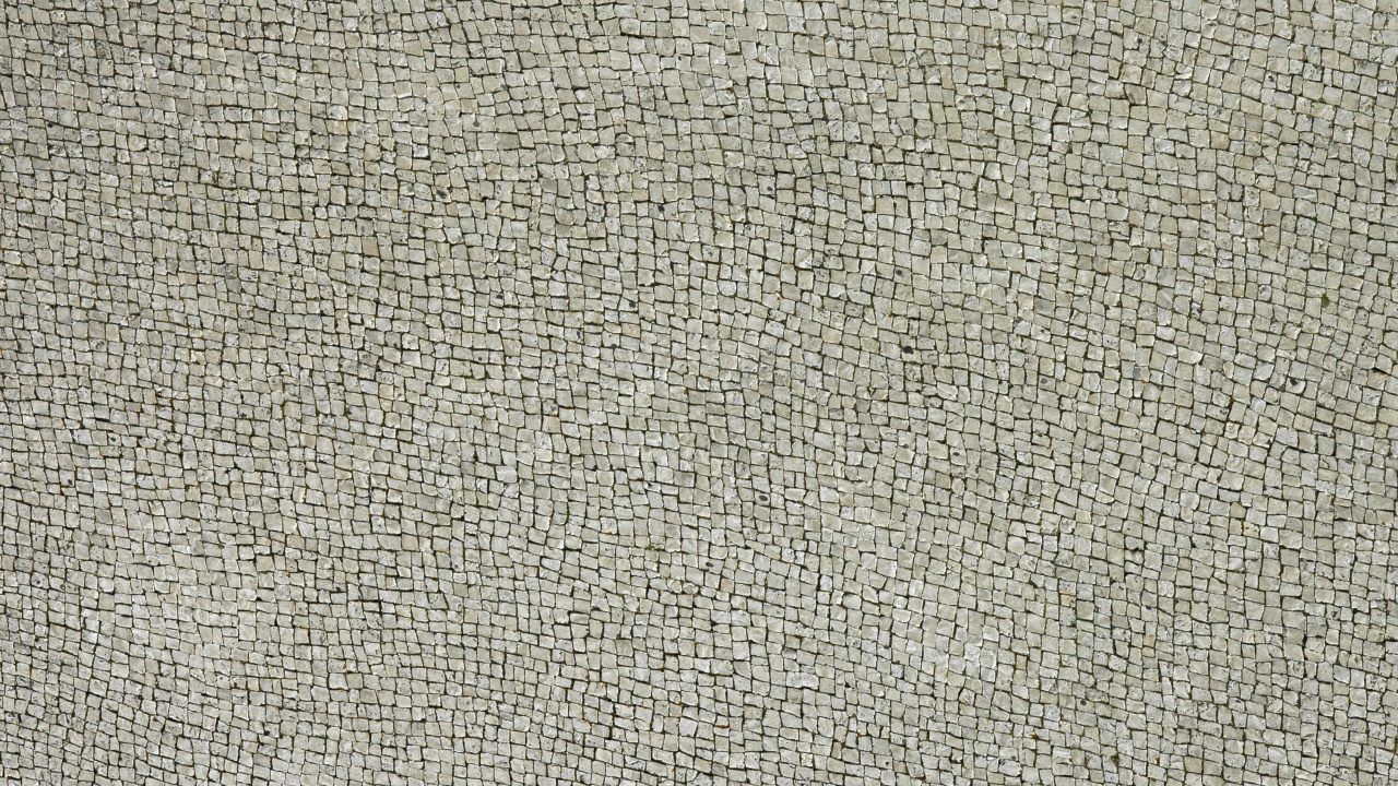 Обои каменная стена, дорожное покрытие, узор, булыжник, материал в разрешении 1280x720