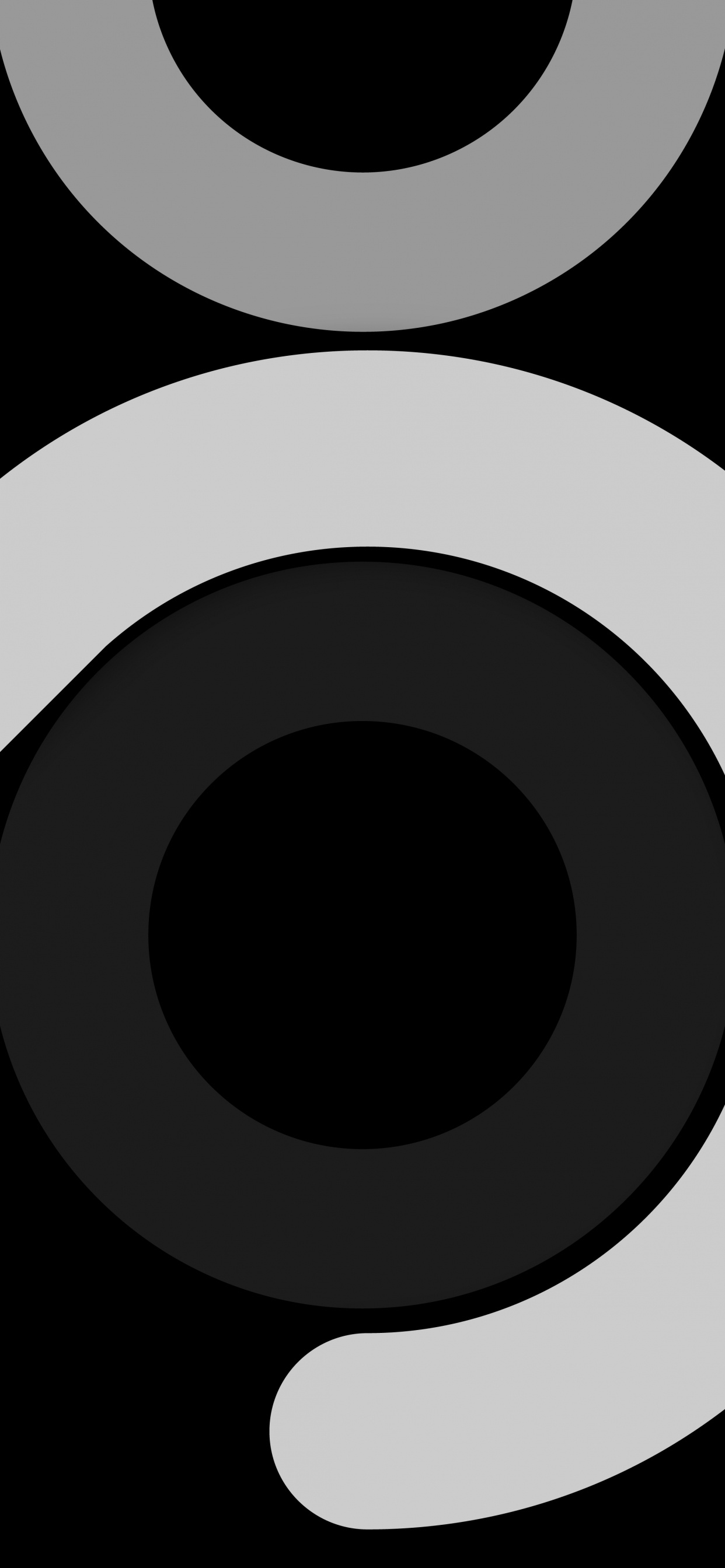 Обои круг, м-027, ресничка, полутона и оттенки, прямоугольник в разрешении 1242x2688