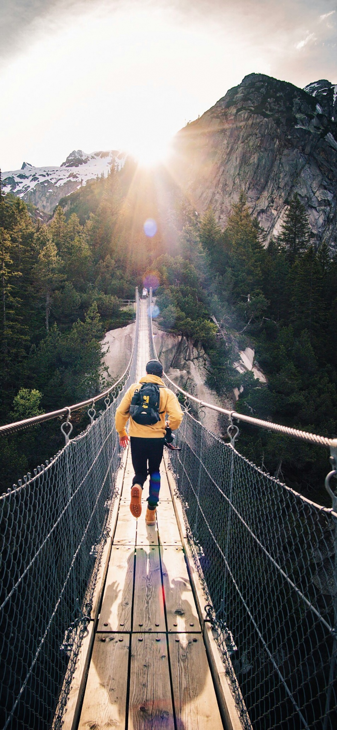 Обои путешествие приключение, путешествие, приключения, ассоциация торговли приключенческими путешествиями, Веревочный мост инков в разрешении 1125x2436