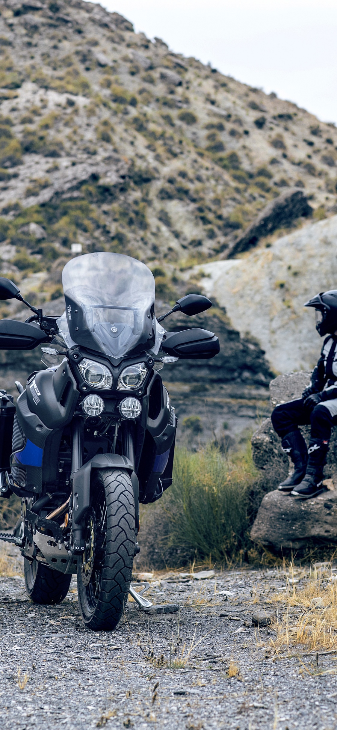 Обои Ямаха мотор Компани, ТНР, Ямаха ХТ, Компания YAMAHA XT1200Z супер Тнр, мотоцикл в разрешении 1125x2436