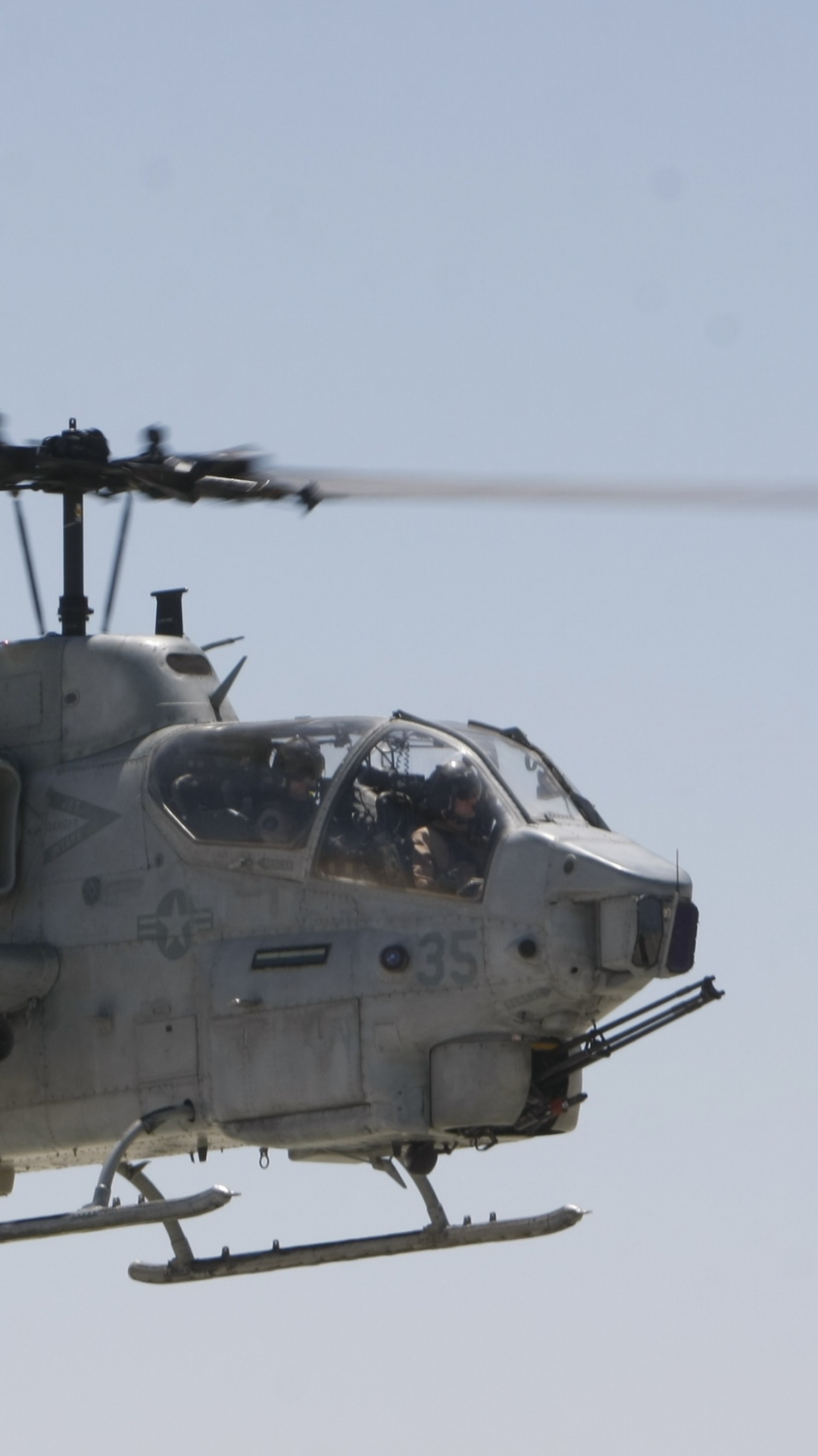 Обои военный вертолет, винтокрылая машина, авиация, Ми 28, несущий винт вертолета в разрешении 1080x1920