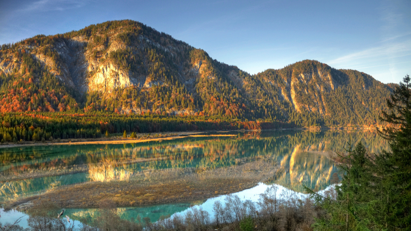 Обои пейзаж искусство живопись, пейзаж, живопись, пейзажная живопись, арт в разрешении 1366x768