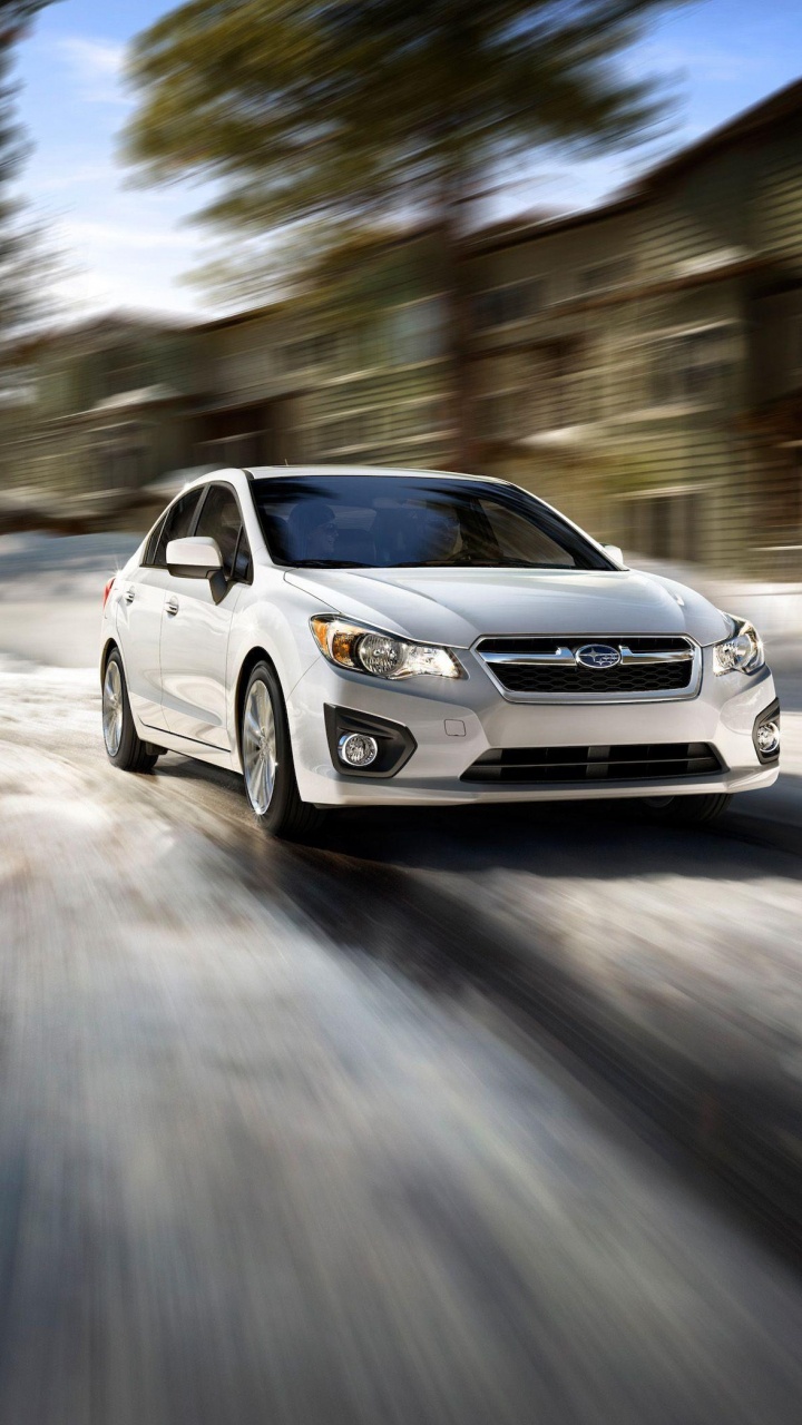 Обои subaru, авто, катание, обод, Субару WRX в разрешении 720x1280