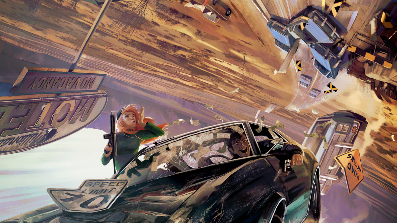 Обои иллюстрация, артист, арт, иллюстратор, дизайн в разрешении 1366x768