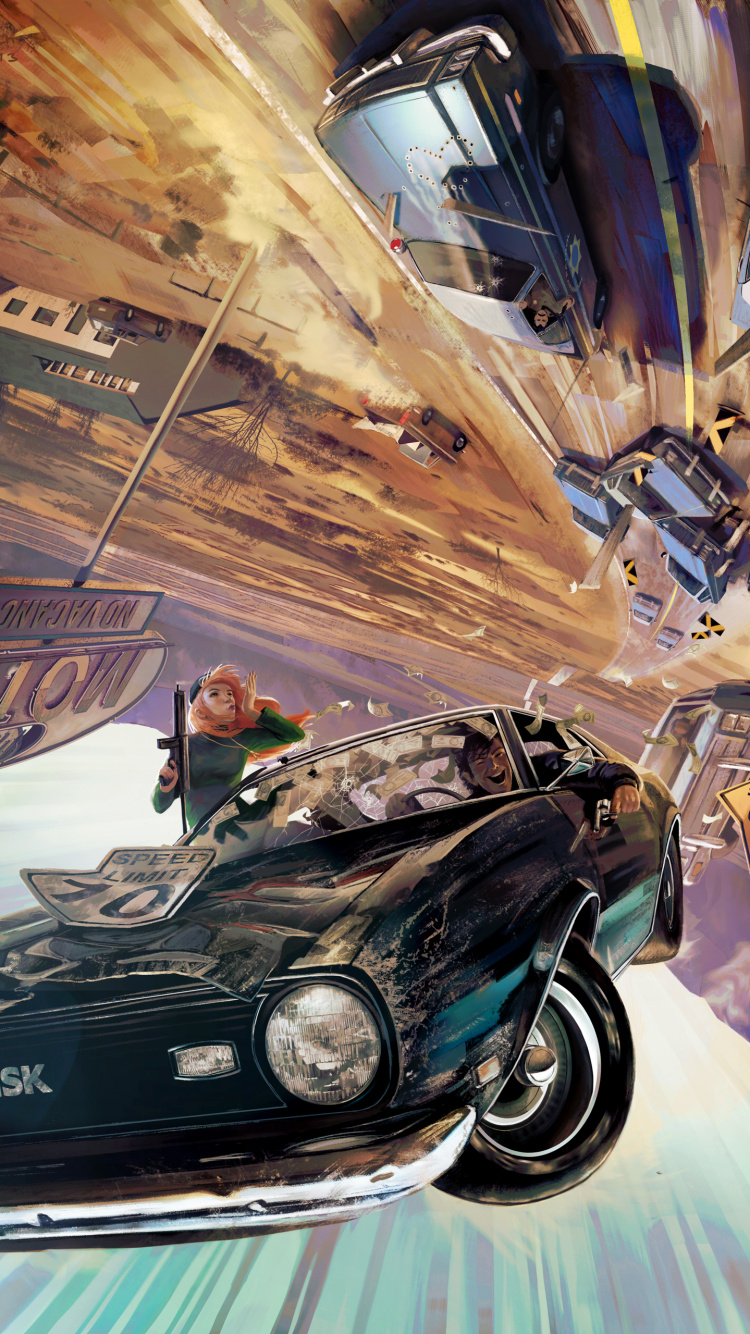 Обои иллюстрация, артист, арт, иллюстратор, дизайн в разрешении 750x1334