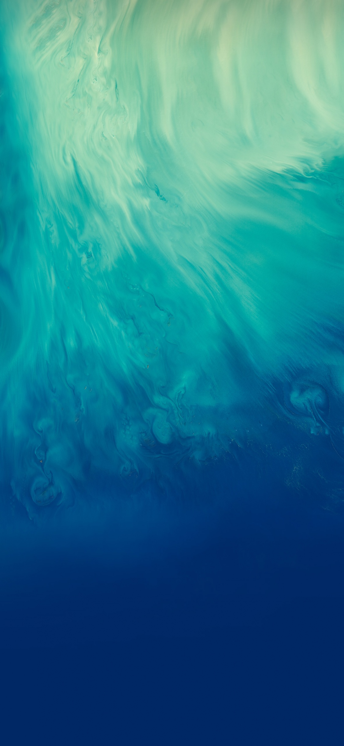 Обои ZTE, ZTE MiFavor, вода, яблоко, синий в разрешении 1125x2436