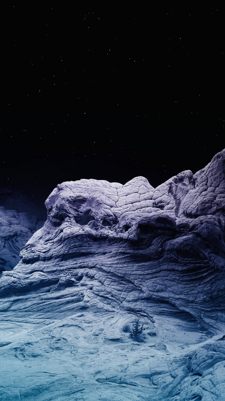 Обои ios, Операционная система, яблоко, iOS 14, природный ландшафт в разрешении 750x1334