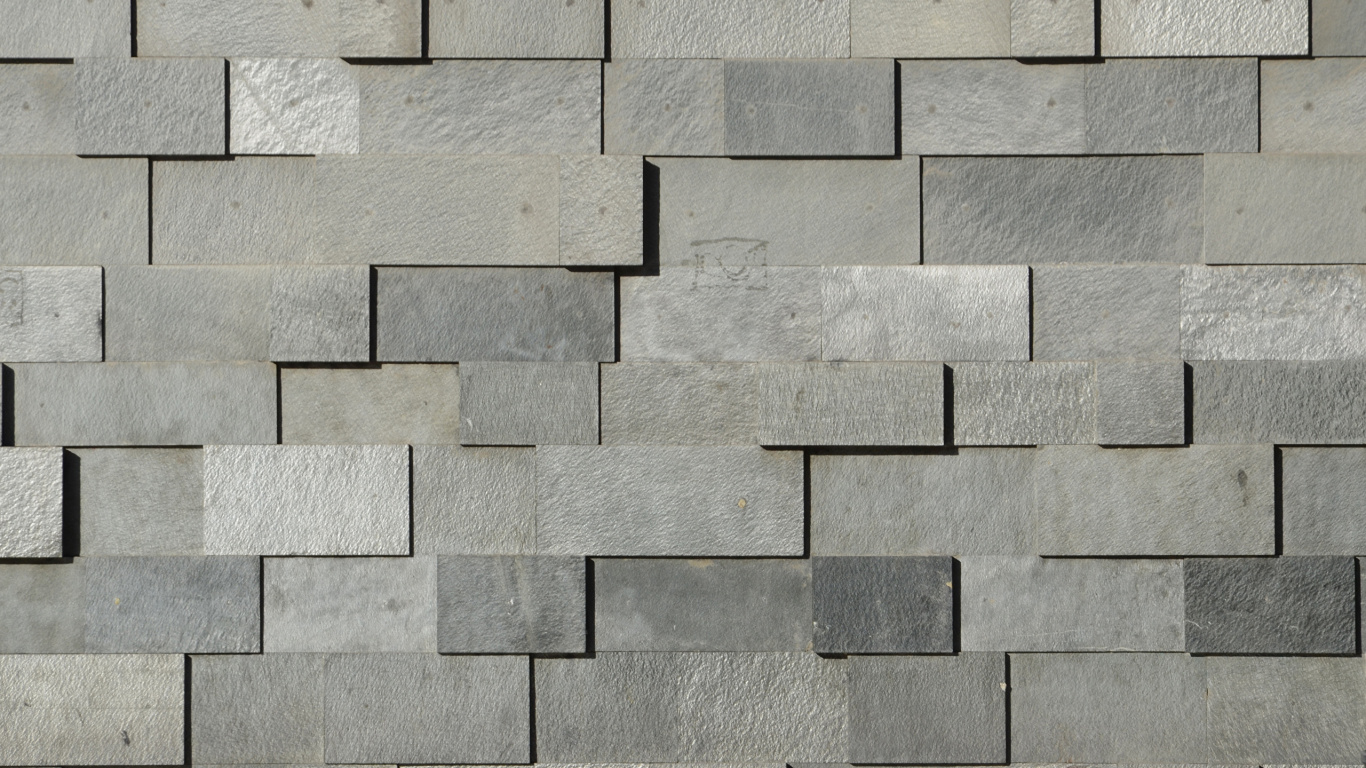 Обои стена, камень, текстура, плитка, каменная стена в разрешении 1366x768