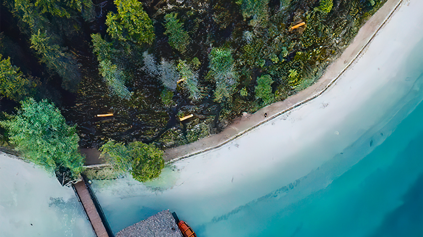 Обои вода, мир, зеленый, лазурный, водоток в разрешении 1366x768