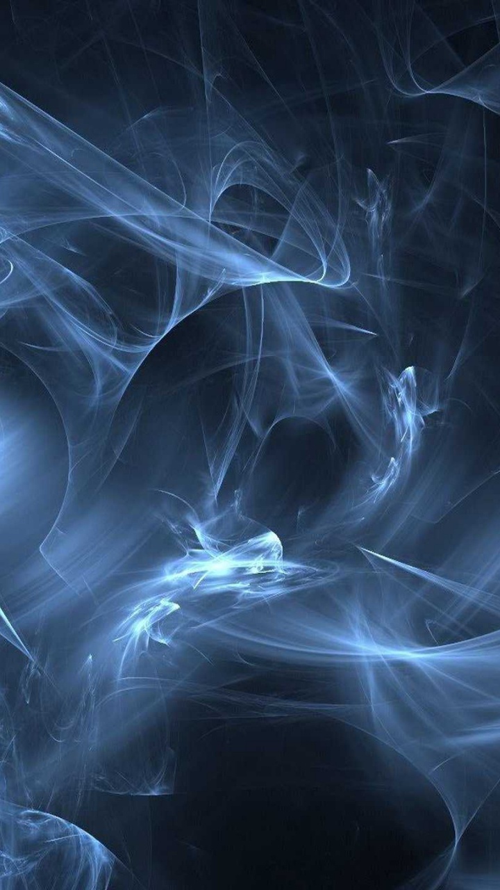 Обои фрактальное искусство, электрик, графика, космос, синий в разрешении 720x1280