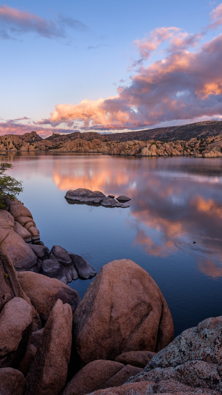 Обои Аризона, Прескотт, вода, облако, гидроресурсы в разрешении 750x1334