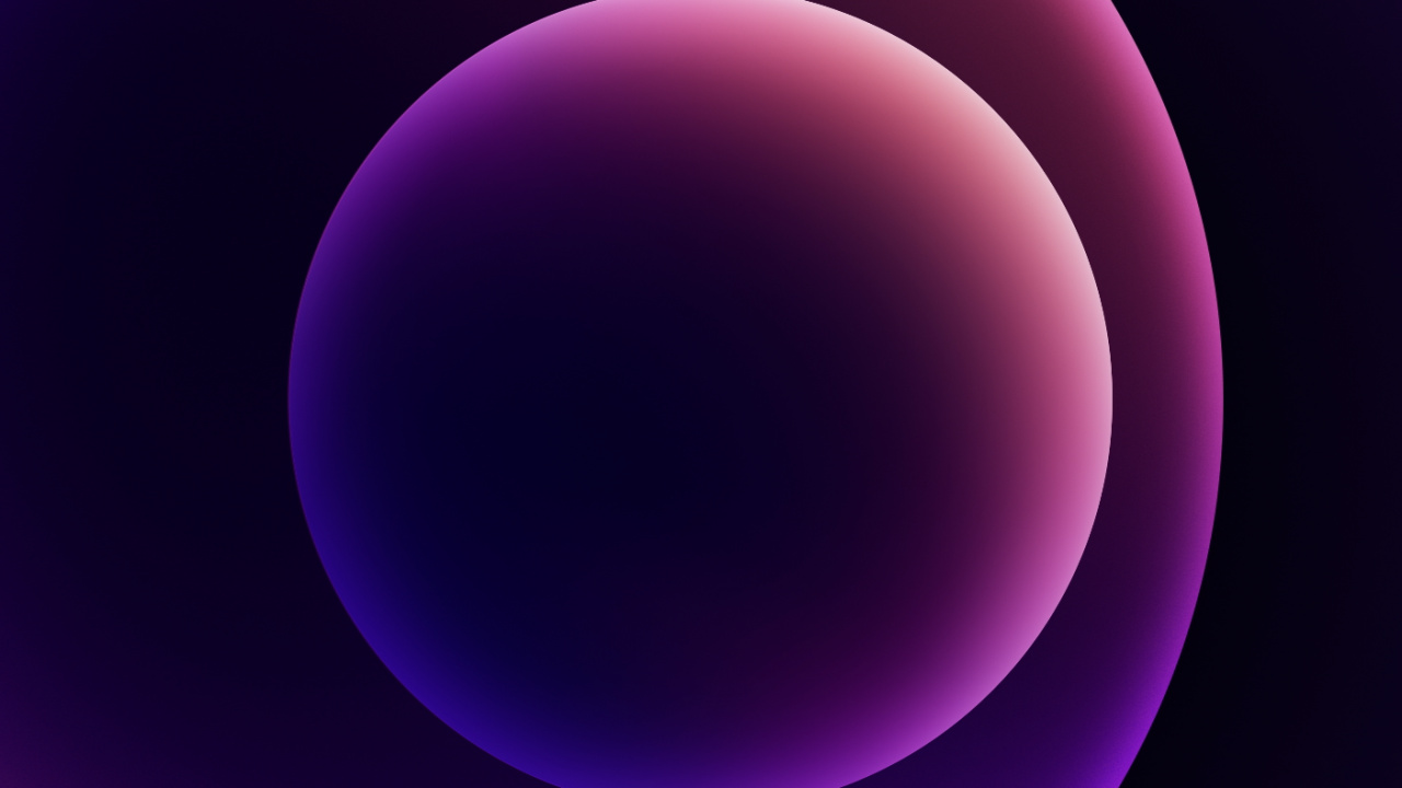 Обои Dark purple iPhone 12 inspired в разрешении 1280x720