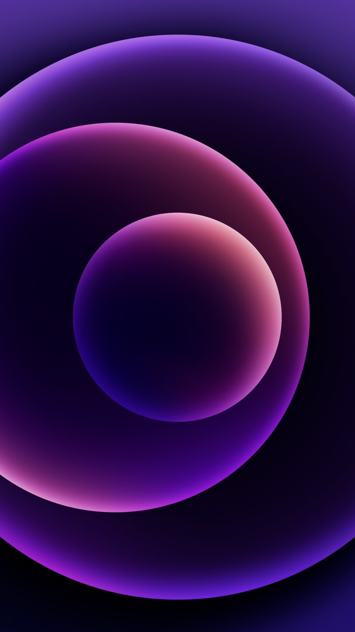 Обои Dark purple iPhone 12 inspired в разрешении 720x1280