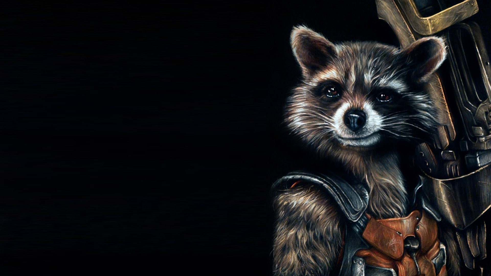 Обои Реактивный Енот, Грут, процион, procyonidae, бакенбарды в разрешении 1920x1080