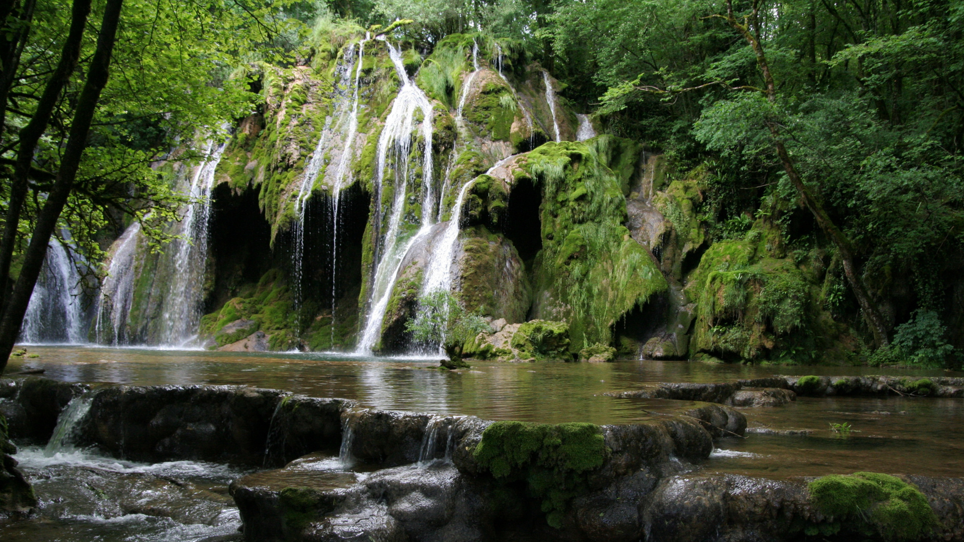 Обои парк, природа, национальный парк, водопад, водоем в разрешении 1920x1080