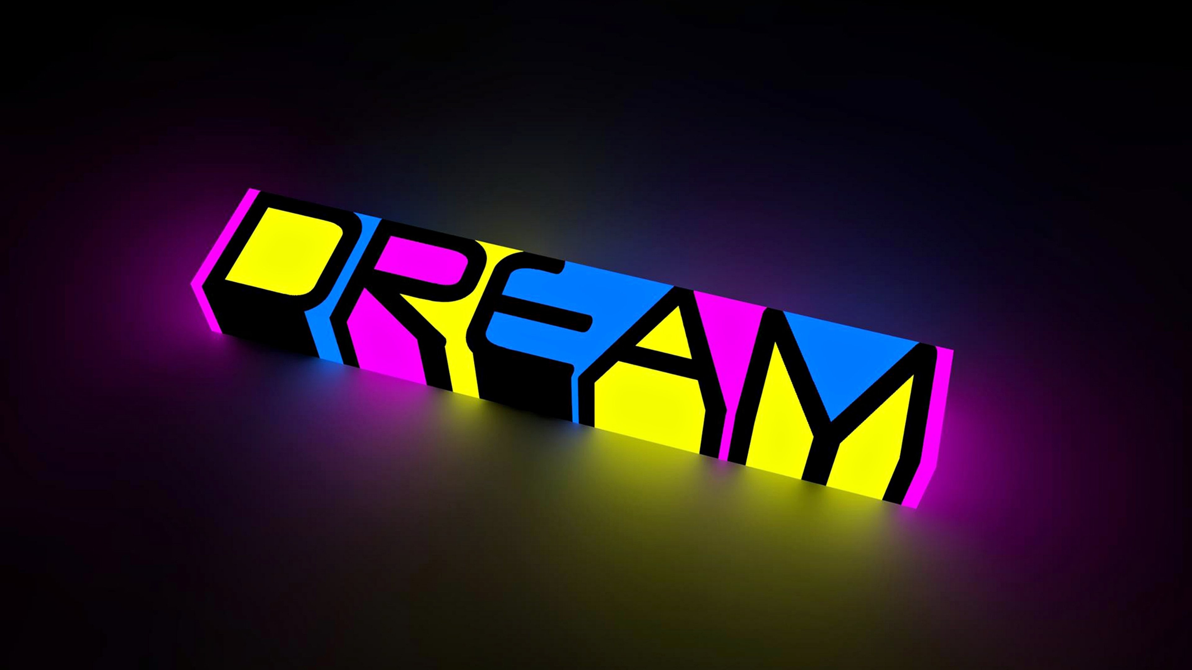 Обои слово, свет, Визуальный эффект освещения, текст, графический дизайн в разрешении 3840x2160