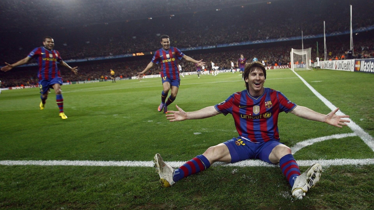 Обои Лионель Месси, ФК Барселона, Футбольный игрок, цель, игрок в разрешении 1280x720