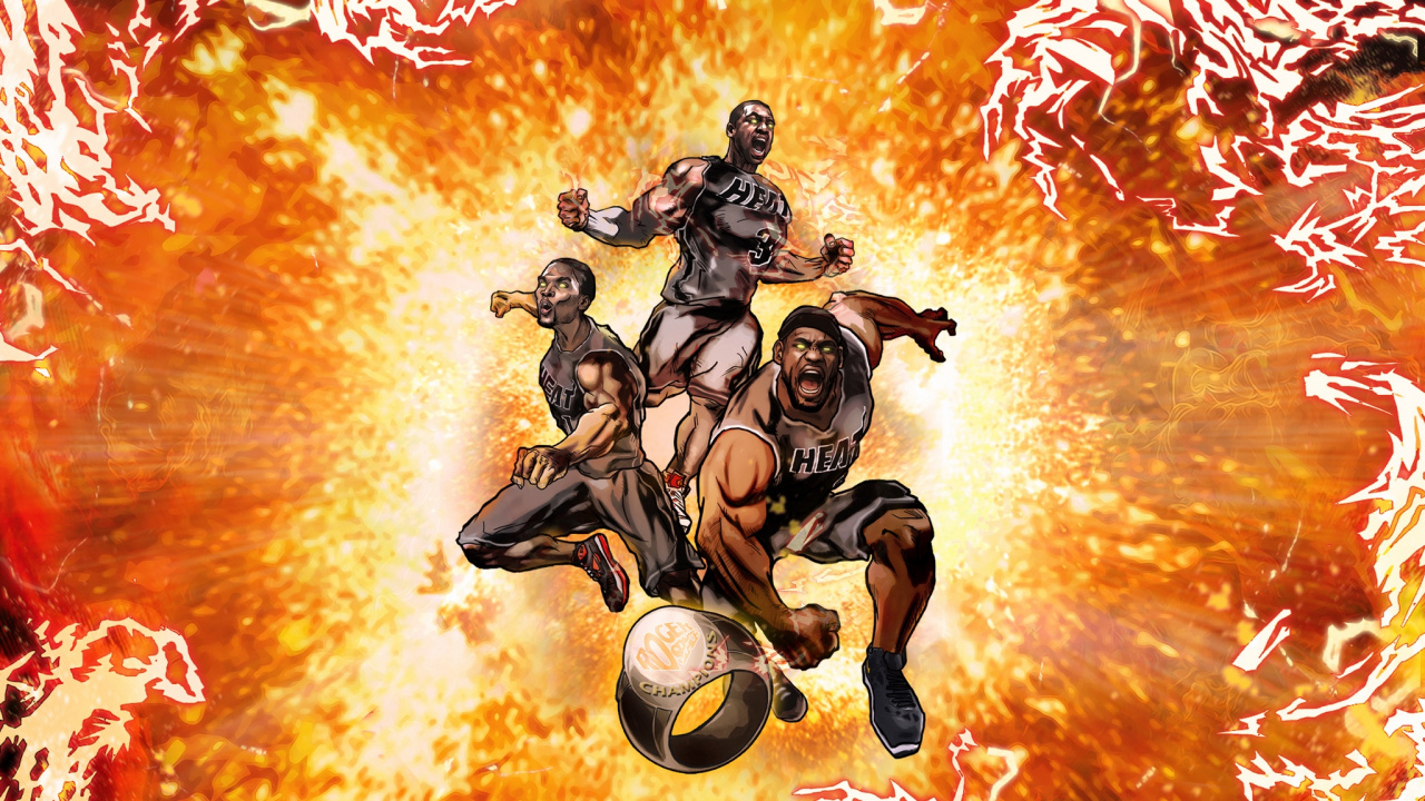 Обои Баскетбол, игры, фигурка, вымышленный персонаж, графика в разрешении 1280x720