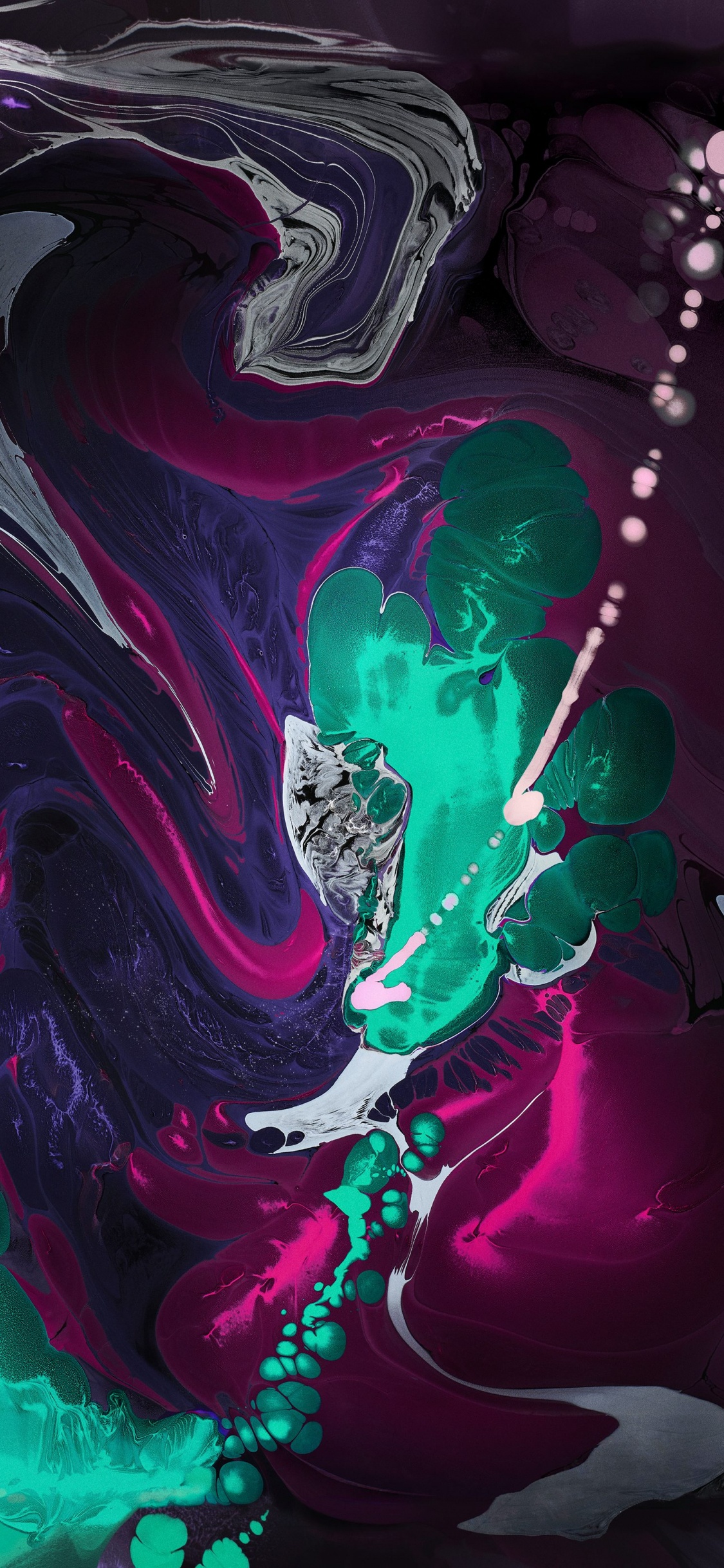 Обои айпад, яблоко, макбук Эйр, пурпур, жидкий в разрешении 1125x2436