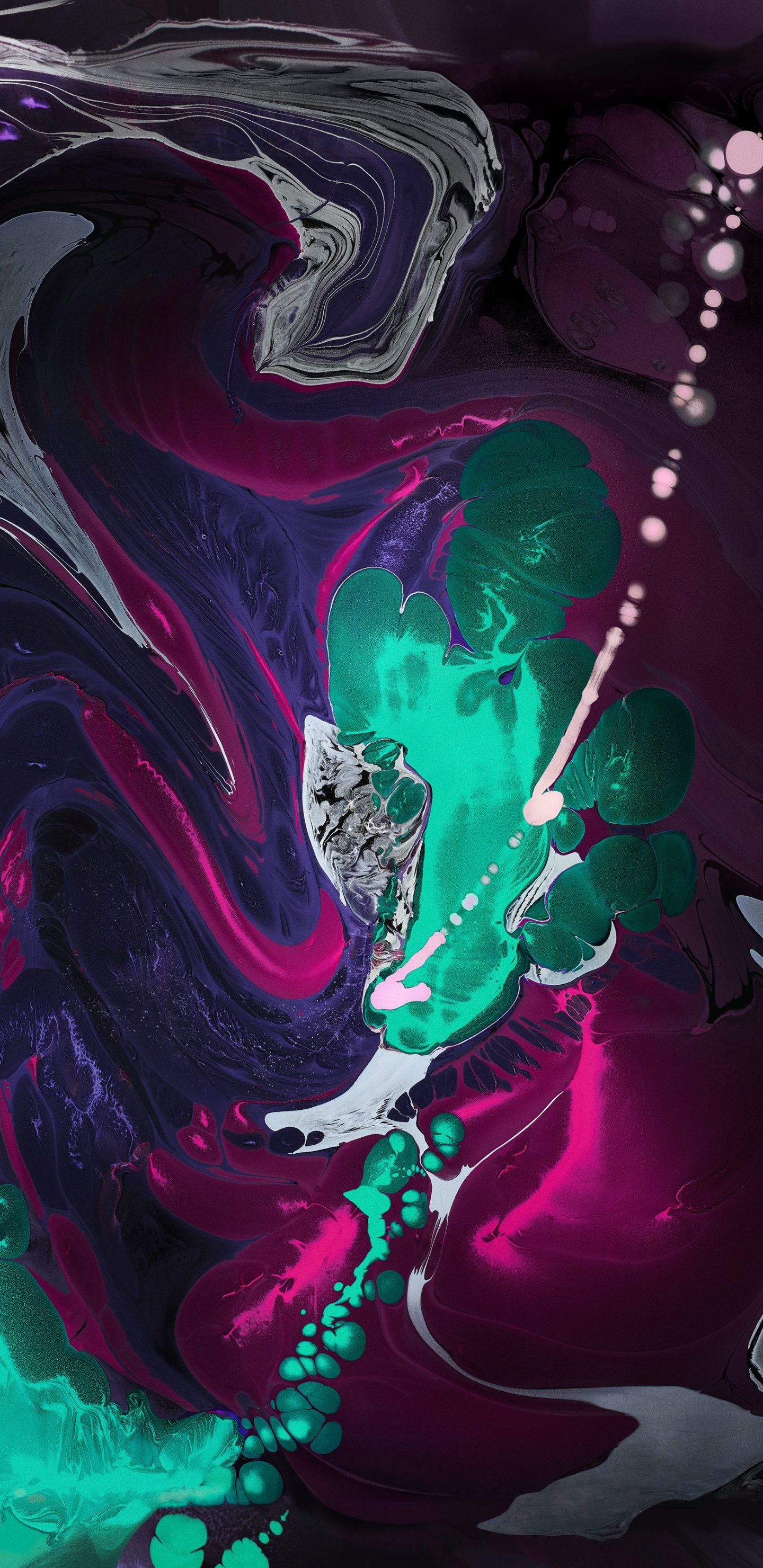 Обои айпад, яблоко, макбук Эйр, пурпур, жидкий в разрешении 1440x2960