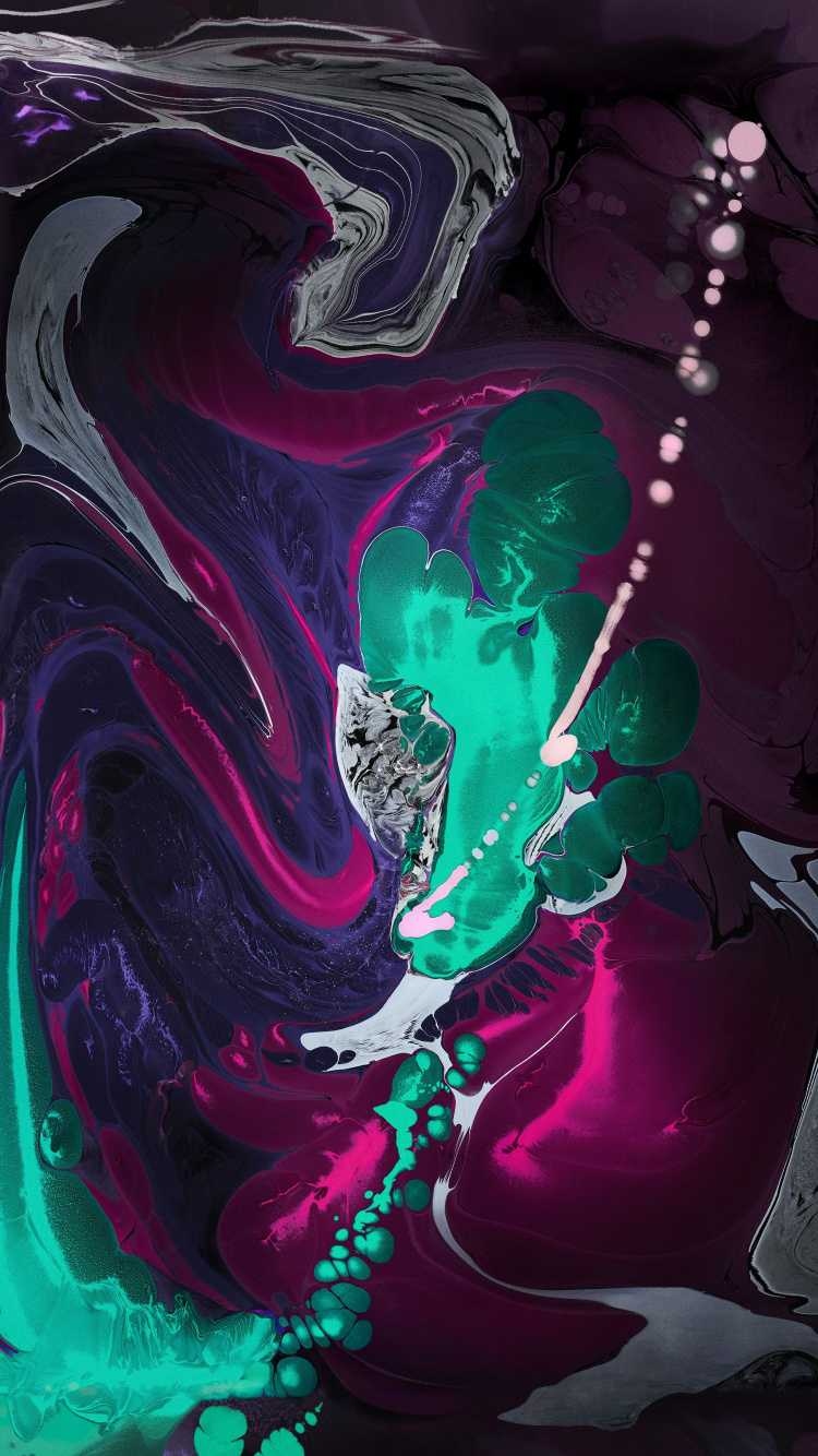 Обои айпад, яблоко, макбук Эйр, пурпур, жидкий в разрешении 750x1334