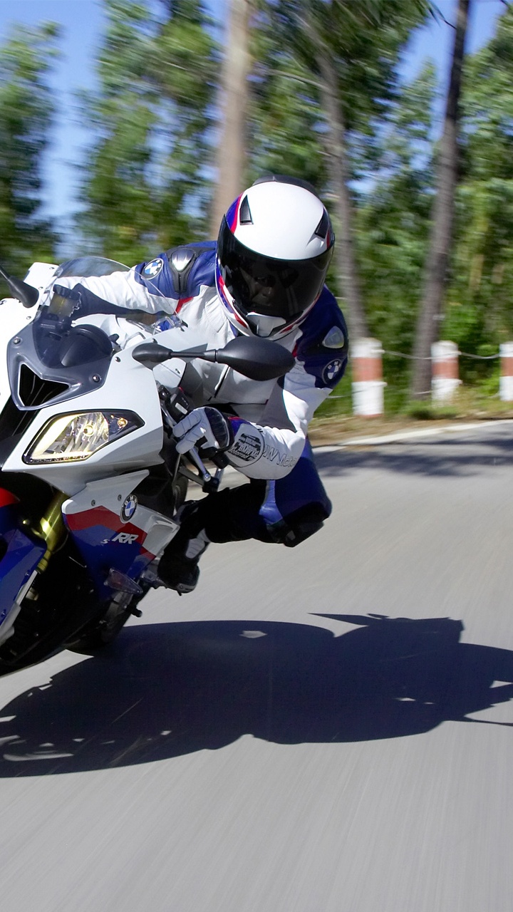 Обои мотоцикл, мотоспорт, гонки на мотоциклах, гоночный, bmw в разрешении 720x1280