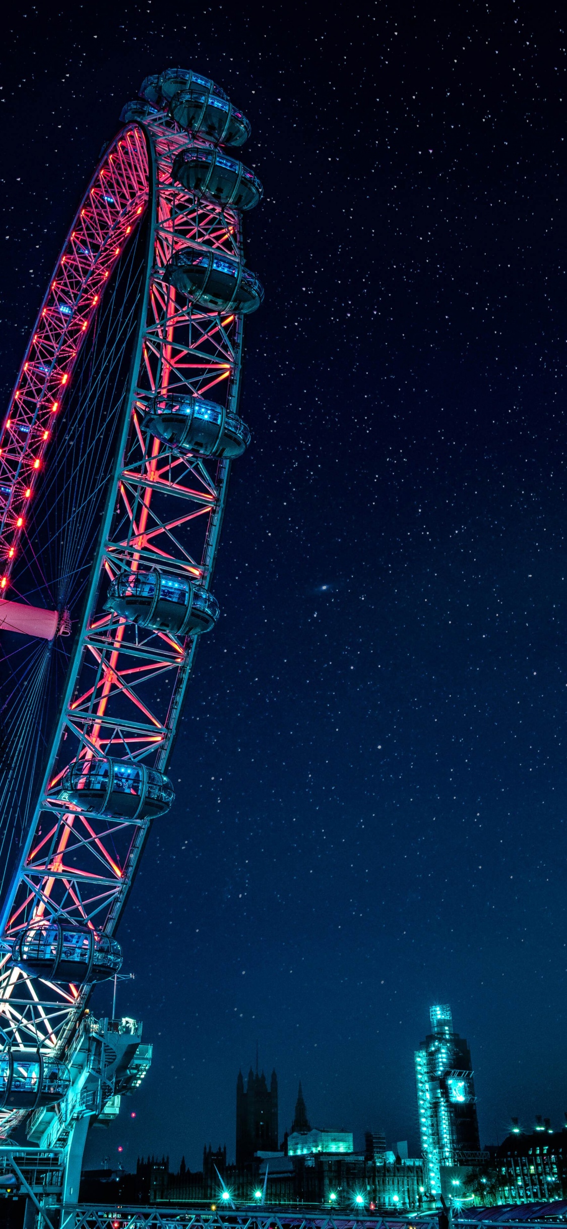 Обои ориблум, морская ириска, арт, синий, природа в разрешении 1125x2436