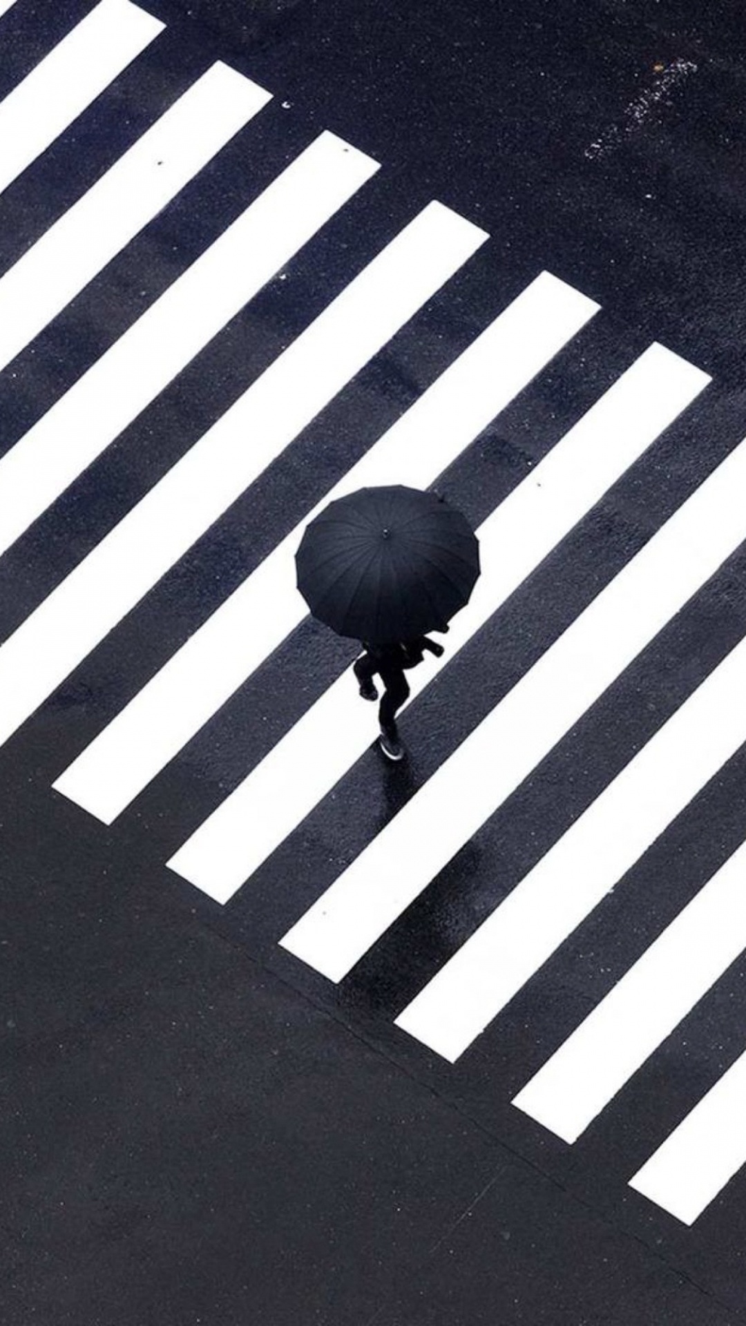 Обои асфальт, жест, серый цвет, дорожное покрытие, черный и белый в разрешении 1080x1920