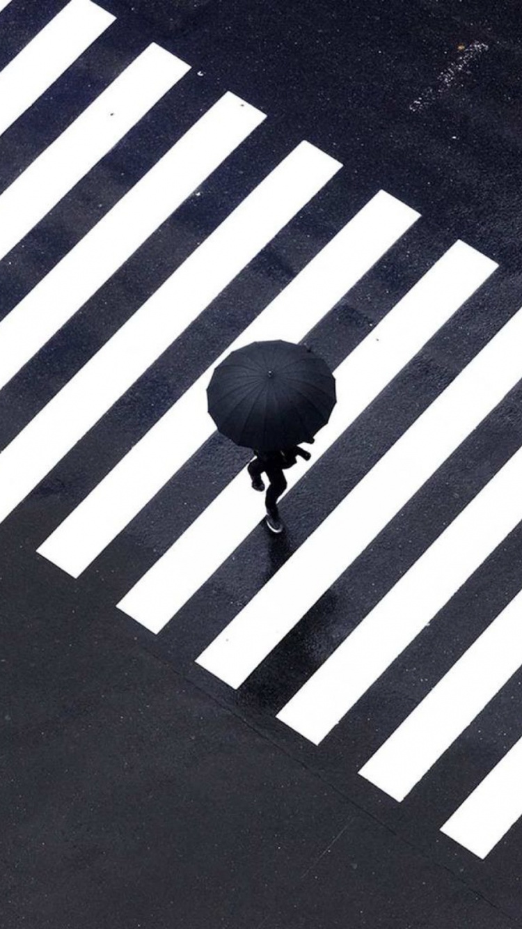 Обои асфальт, жест, серый цвет, дорожное покрытие, черный и белый в разрешении 750x1334