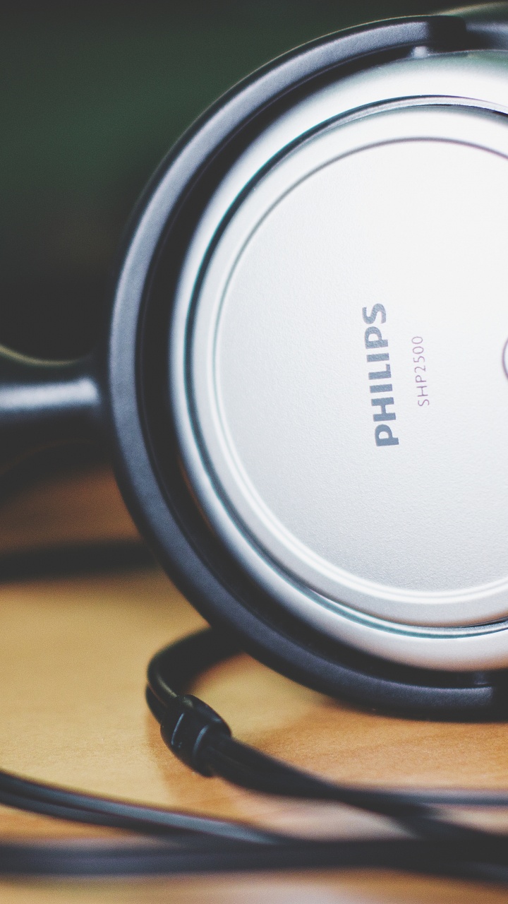Обои компания Philips, наушники, звуковое оборудование, гаджет, электронное устройство в разрешении 720x1280